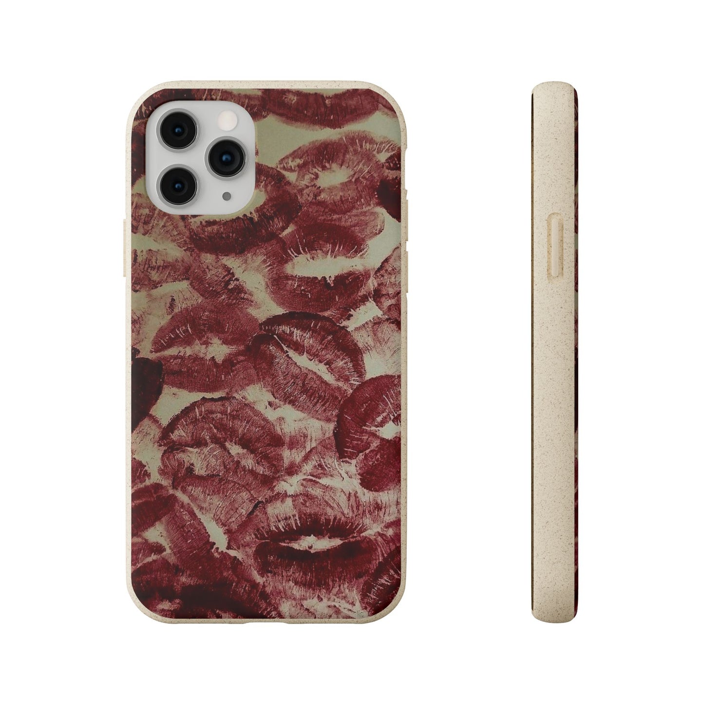 kiss and tell  Biodegradable Cases