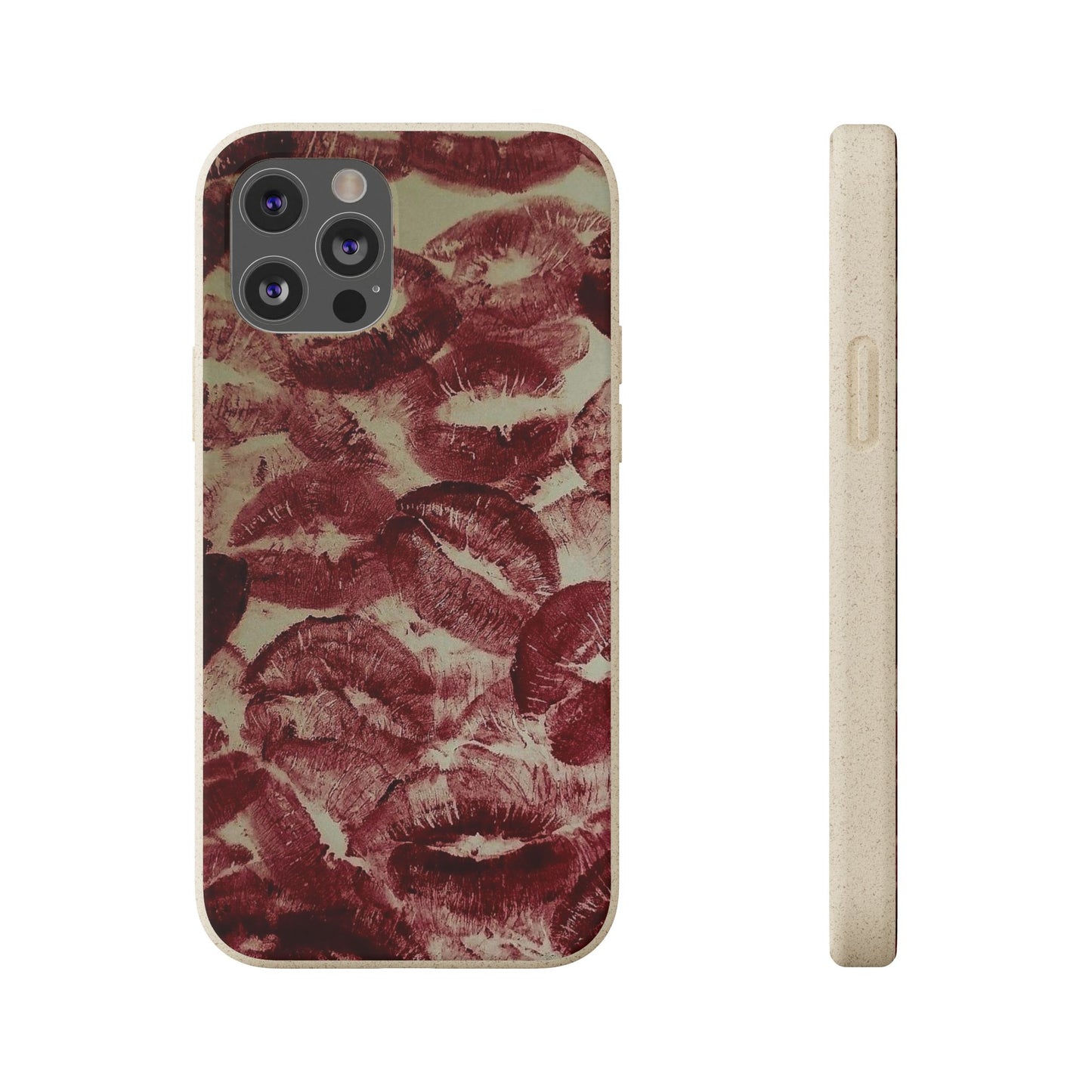 kiss and tell  Biodegradable Cases