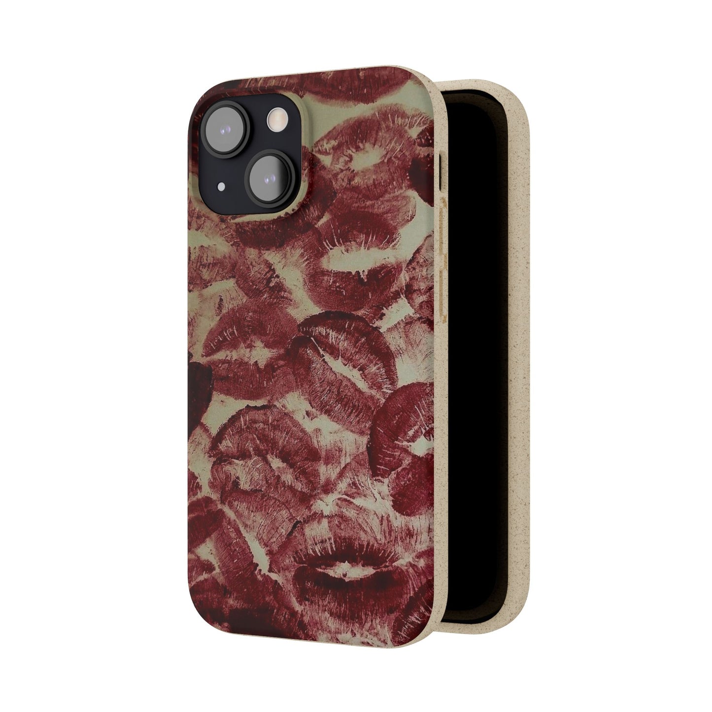 kiss and tell  Biodegradable Cases