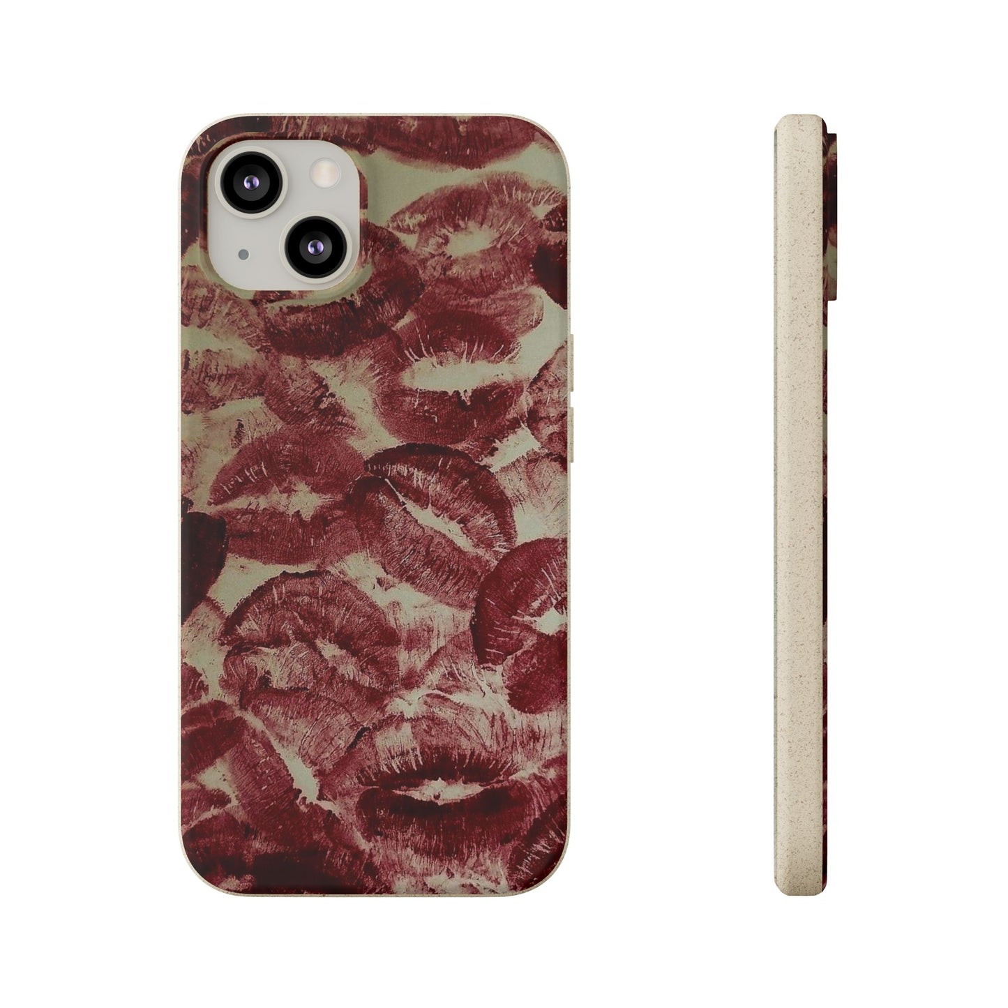 kiss and tell  Biodegradable Cases