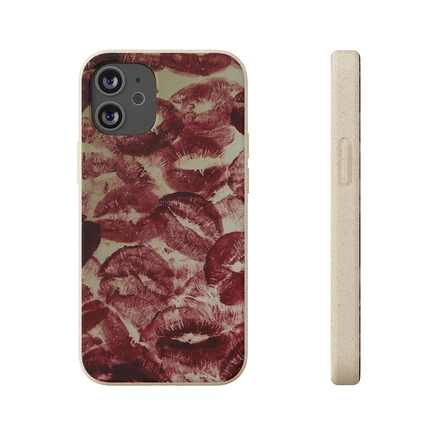 kiss and tell  Biodegradable Cases