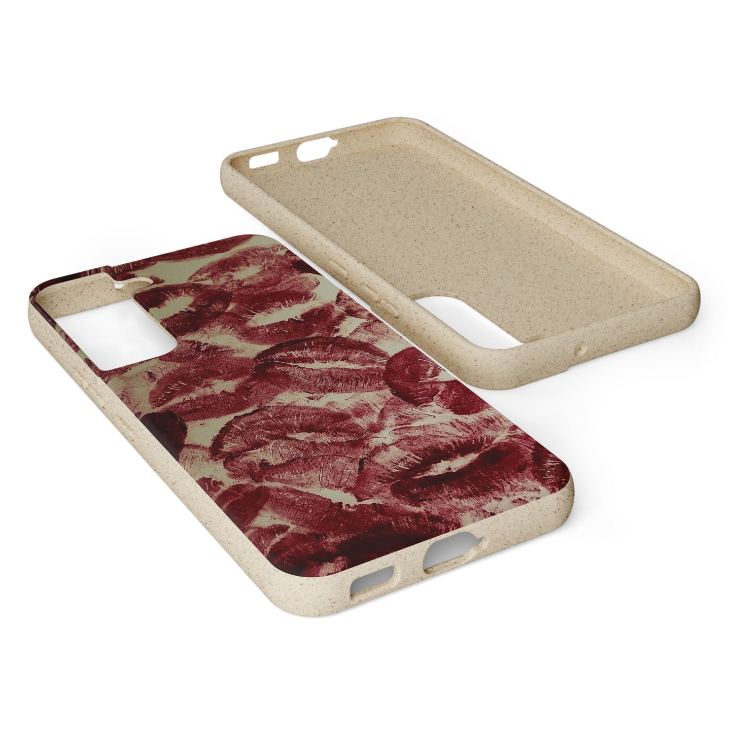 kiss and tell  Biodegradable Cases