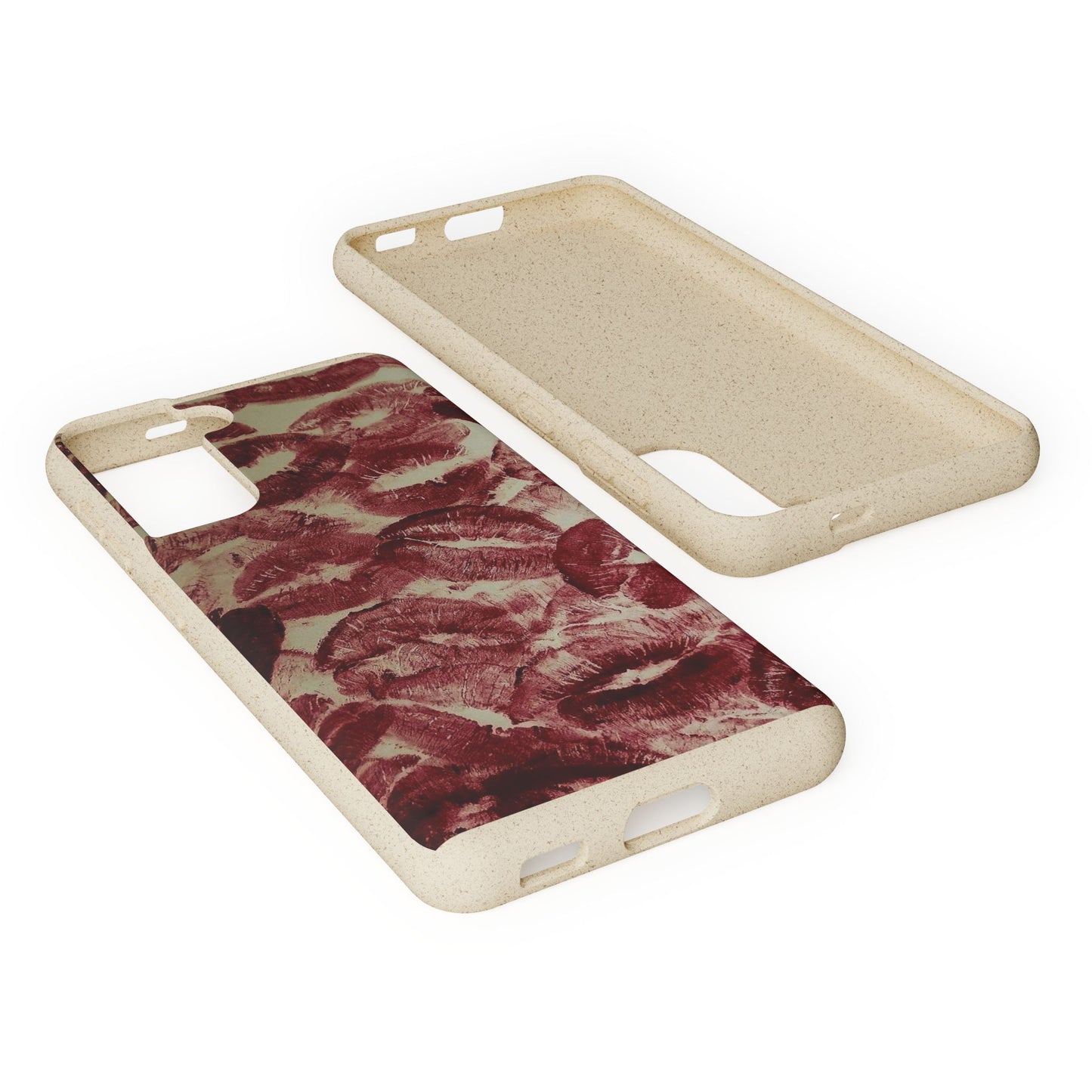 kiss and tell  Biodegradable Cases