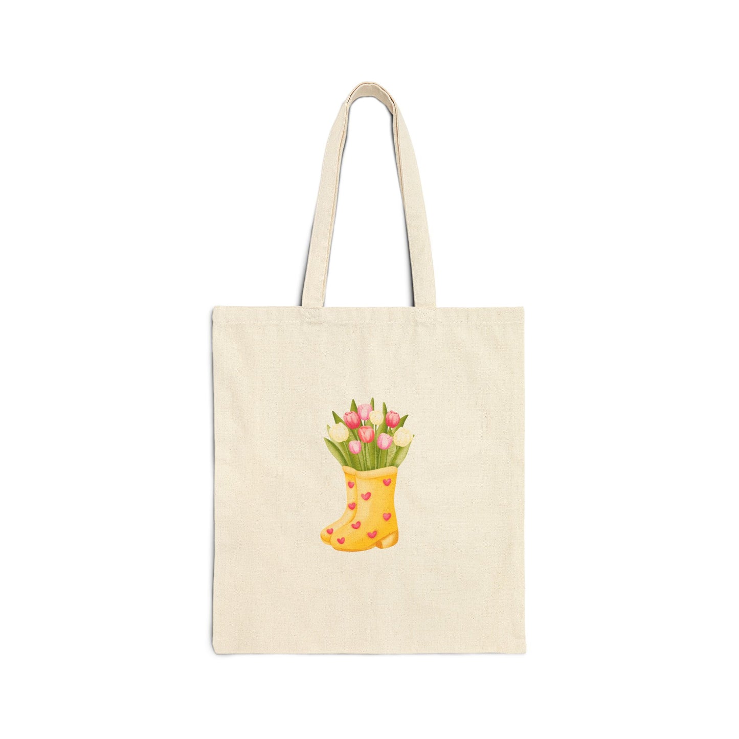 Spring Rain Canvas Tote Bag