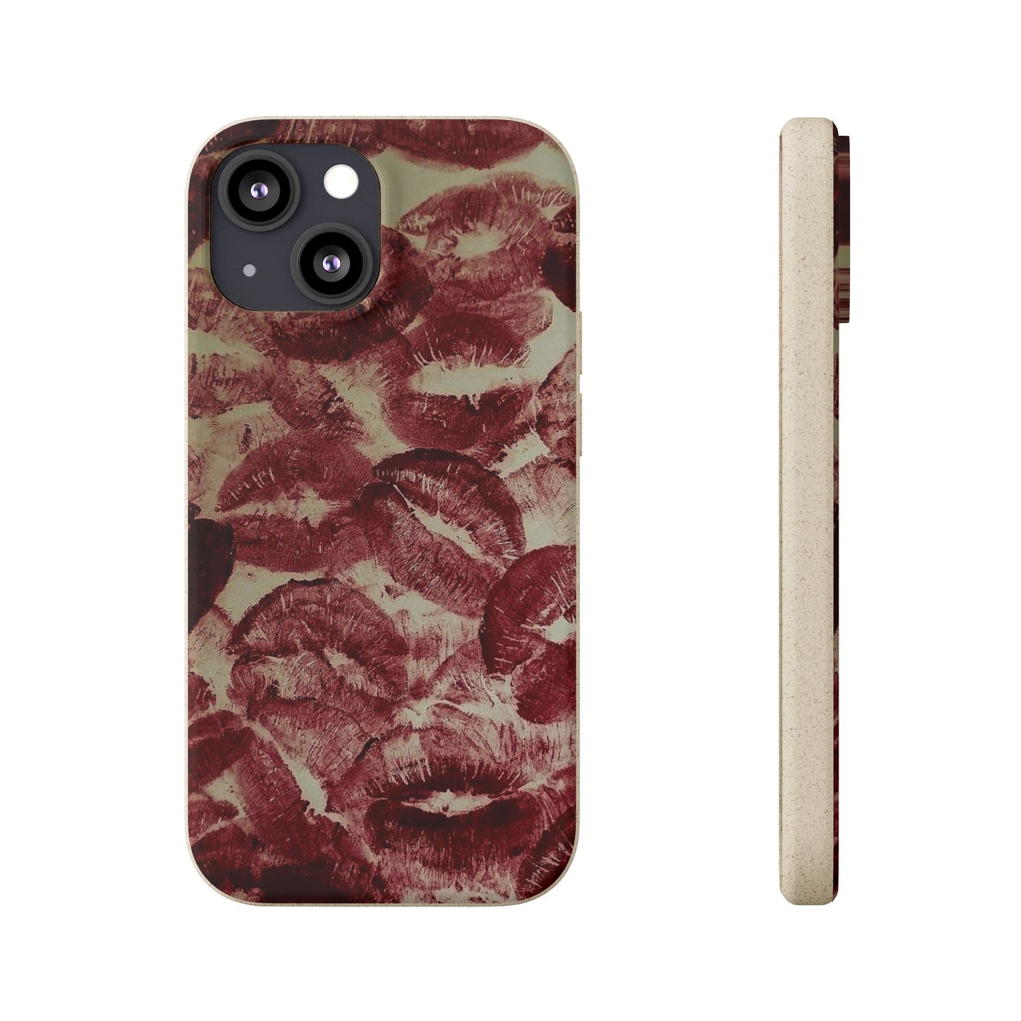 kiss and tell  Biodegradable Cases