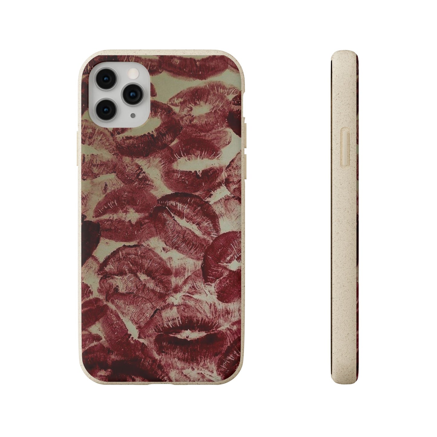 kiss and tell  Biodegradable Cases