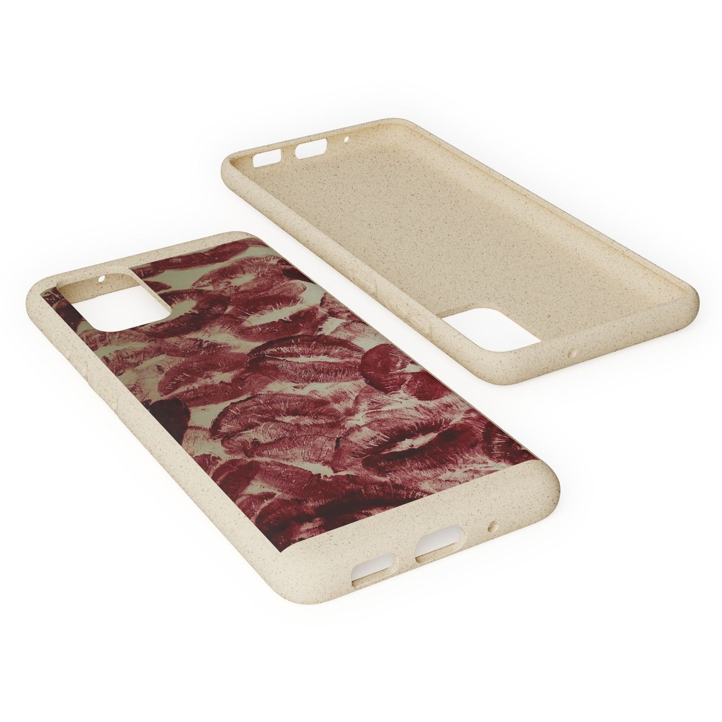 kiss and tell  Biodegradable Cases